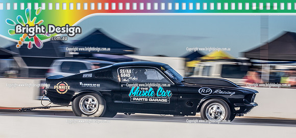 Nostalgia Tri-series RND 2 @ Swan Hill Dragway Sat 18 May 2019   (11059)    6845 RODNEY PLOWMAN MUSCLE CAR PARTS GARAGE