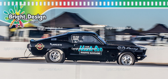 Nostalgia Tri-series RND 2 @ Swan Hill Dragway Sat 18 May 2019   (11060)    6845 RODNEY PLOWMAN MUSCLE CAR PARTS GARAGE