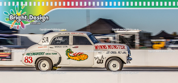 Nostalgia Tri-series RND 2 @ Swan Hill Dragway Sat 18 May 2019   (11065)  WYNNS MUNSTER PETER O'LEARY 83