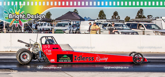 Nostalgia Tri-series RND 2 @ Swan Hill Dragway Sat 18 May 2019   (11146)   7125 LEROY EGAN  IDLERSS RACING