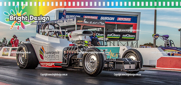 Nostalgia Tri-series RND 2 @ Swan Hill Dragway Sat 18 May 2019   (11314)-2  6115  TERRY SPARROW SUNRAYSIA