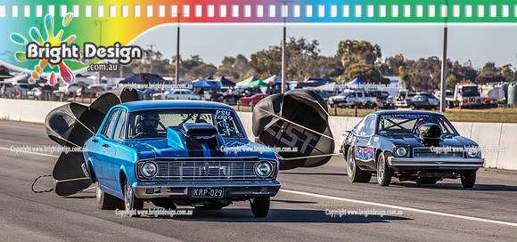 Nostalgia Tri-series RND 2 @ Swan Hill Dragway Sat 18 May 2019   (10848)  1039 KRP029 DARYL DANDO  128 LIL GANGSTER BOB SHERRY