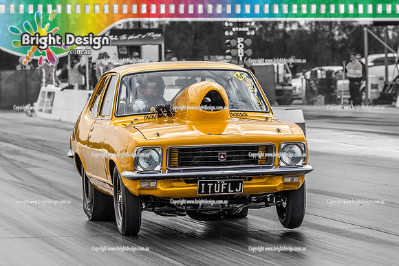 Nostalgia Tri-series RND 2 @ Swan Hill Dragway Sat 18 May 2019   (9688) 1831 ITUFLJ MICHAEL MCGRATH  SELECTIVE COLOUR CROPPED