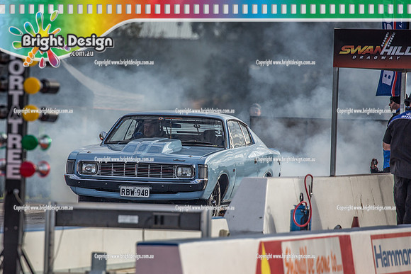 Nostalgia Tri-series RND 2 @ Swan Hill Dragway Sat 18 May 2019   (9017)  1445 RBW048 BILLY PAPAS