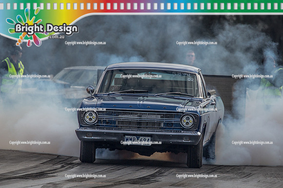 Nostalgia Tri-series RND 2 @ Swan Hill Dragway Sat 18 May 2019   (9057)  5549 WMP694 THOMAS ALABAKIS FORD UTE
