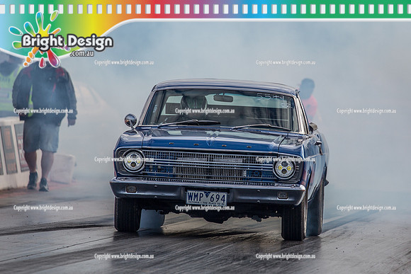 Nostalgia Tri-series RND 2 @ Swan Hill Dragway Sat 18 May 2019   (9064)  5549 WMP694 THOMAS ALABAKIS FORD UTE