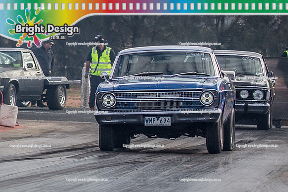 Nostalgia Tri-series RND 2 @ Swan Hill Dragway Sat 18 May 2019   (9066)-2  5549 WMP694 THOMAS ALABAKIS FORD UTE