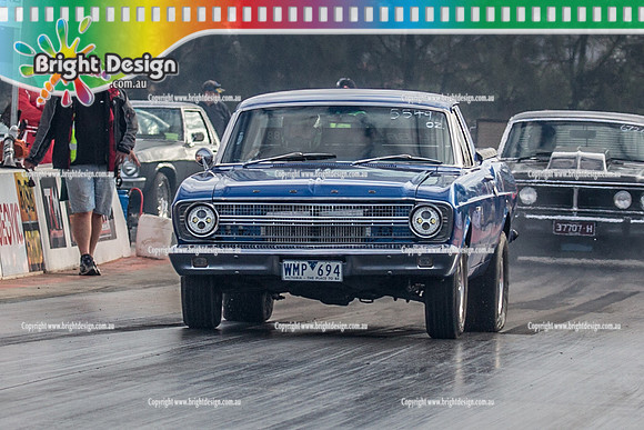 Nostalgia Tri-series RND 2 @ Swan Hill Dragway Sat 18 May 2019   (9070)  5549 WMP694 THOMAS ALABAKIS FORD UTE