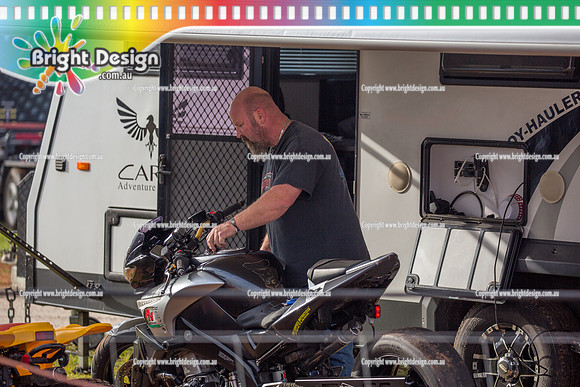 Nostalgia Tri-series RND 2 @ Swan Hill Dragway Sat 18 May 2019   (9079)  4935 GAVIN DOHNT CREW BIKE