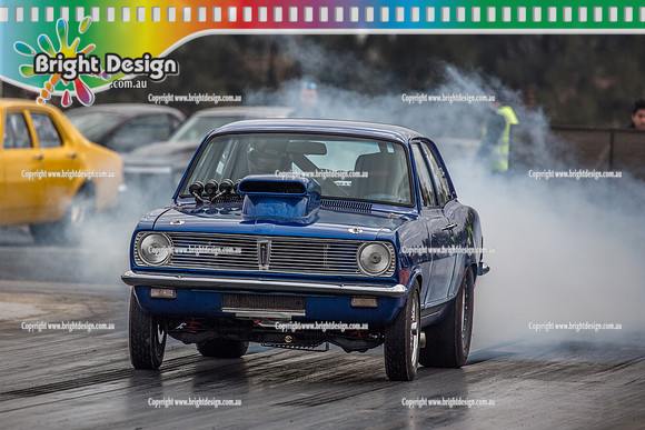 Nostalgia Tri-series RND 2 @ Swan Hill Dragway Sat 18 May 2019   (9123)  6844 KJP350 PETER HERITAGE HB