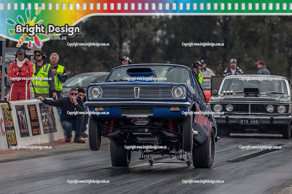 Nostalgia Tri-series RND 2 @ Swan Hill Dragway Sat 18 May 2019   (9129) 6844 KJP350 PETER HERITAGE HB