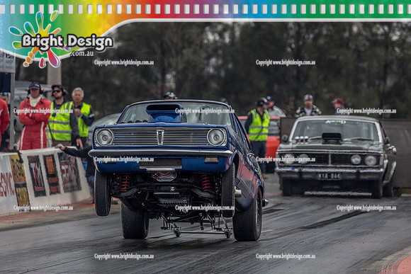 Nostalgia Tri-series RND 2 @ Swan Hill Dragway Sat 18 May 2019   (9130) 6844 KJP350 PETER HERITAGE HB