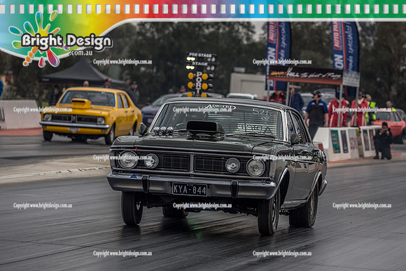 Nostalgia Tri-series RND 2 @ Swan Hill Dragway Sat 18 May 2019   (9147)   7101 ROBERT REID  5216 KYA844 KENNY PERRY
