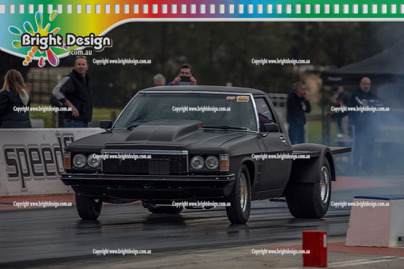 Nostalgia Tri-series RND 2 @ Swan Hill Dragway Sat 18 May 2019   (9158)  01972M MARK BUSHY BUSSCHER 0185