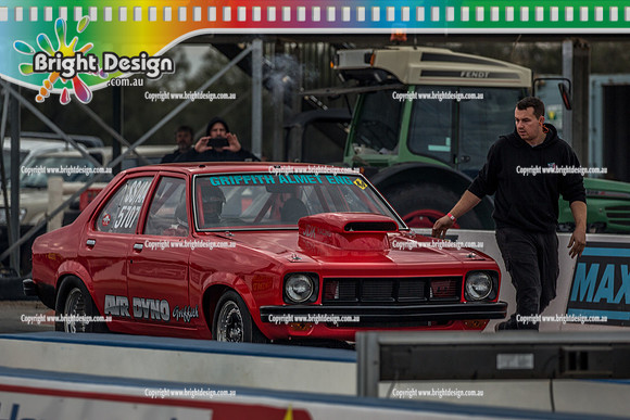 Nostalgia Tri-series RND 2 @ Swan Hill Dragway Sat 18 May 2019   (9179)  5707 KEVIN FOSTER GRIFFITH ALMET ENG TORANA