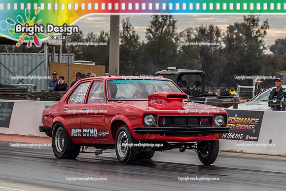 Nostalgia Tri-series RND 2 @ Swan Hill Dragway Sat 18 May 2019   (9186)  5707 KEVIN FOSTER  GRIFFITH ALMET ENG TORANA
