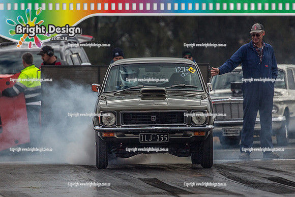 Nostalgia Tri-series RND 2 @ Swan Hill Dragway Sat 18 May 2019   (9190)  1275 ILJ355  PAUL SURKITT