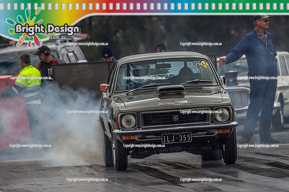 Nostalgia Tri-series RND 2 @ Swan Hill Dragway Sat 18 May 2019   (9191)  1275 ILJ355  PAUL SURKITT