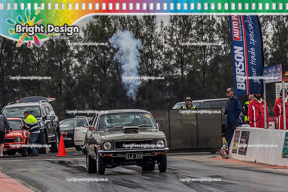 Nostalgia Tri-series RND 2 @ Swan Hill Dragway Sat 18 May 2019   (9197)  1275 ILJ355  PAUL SURKITT