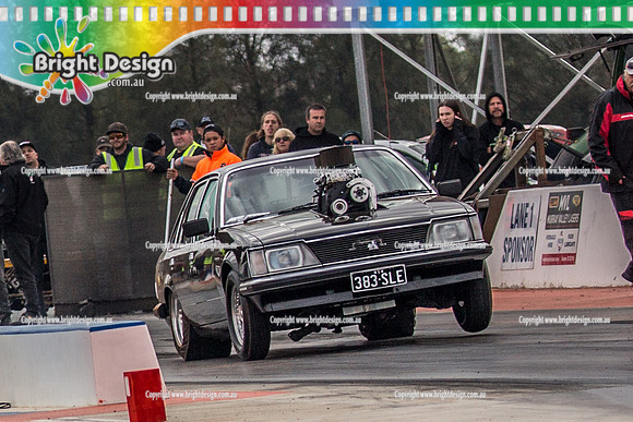 Nostalgia Tri-series RND 2 @ Swan Hill Dragway Sat 18 May 2019   (9201)-2  1111 SLE VH COMMODORE 383SLE