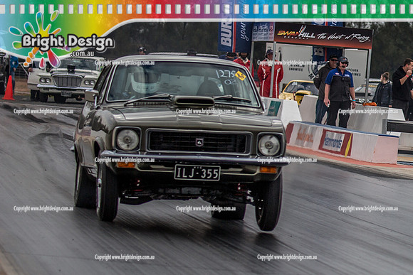 Nostalgia Tri-series RND 2 @ Swan Hill Dragway Sat 18 May 2019   (9212)  1275 ILJ355  PAUL SURKITT