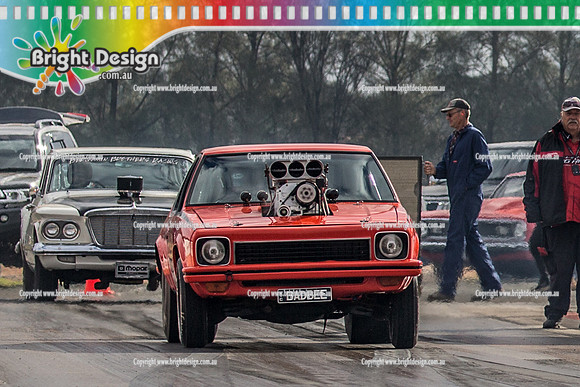 Nostalgia Tri-series RND 2 @ Swan Hill Dragway Sat 18 May 2019   (9220)-2  7174  BADBEE BRENDAN CARR