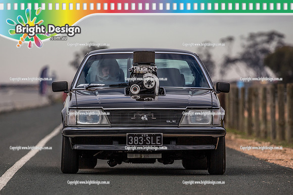 Nostalgia Tri-series RND 2 @ Swan Hill Dragway Sat 18 May 2019   (9236)  1111 SLE VH COMMODORE 383SLE