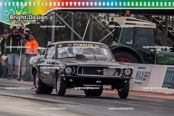 Nostalgia Tri-series RND 2 @ Swan Hill Dragway Sat 18 May 2019   (9256)  6845 841 RODNEY PLOWMAN MUSCLE CAR PARTS GARAGE