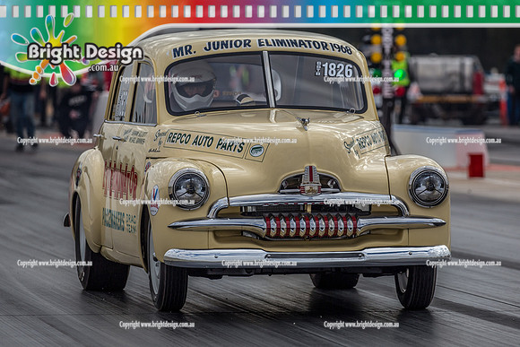 Nostalgia Tri-series RND 2 @ Swan Hill Dragway Sat 18 May 2019   (9353)  1826 MICHAEL JENNINGS