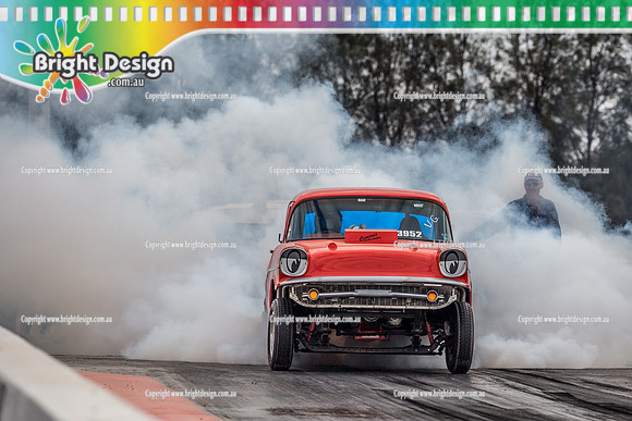 Nostalgia Tri-series RND 2 @ Swan Hill Dragway Sat 18 May 2019   (9387)  3952 PETER RAINES BAD ASS TO