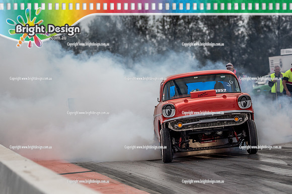 Nostalgia Tri-series RND 2 @ Swan Hill Dragway Sat 18 May 2019   (9392)  3952 PETER RAINES  BAD ASS TO