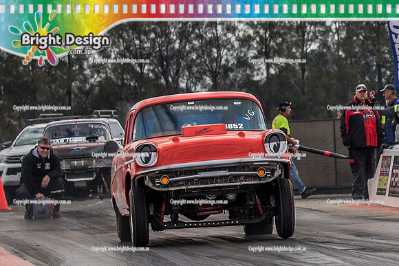 Nostalgia Tri-series RND 2 @ Swan Hill Dragway Sat 18 May 2019   (9400)-3  3952 PETER RAINES  BAD ASS TO