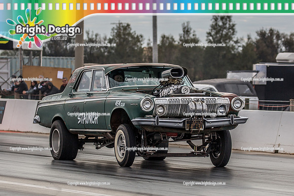 Nostalgia Tri-series RND 2 @ Swan Hill Dragway Sat 18 May 2019   (9433)  ROLLIN STAUNCH JESSE BOURKE  BVP131