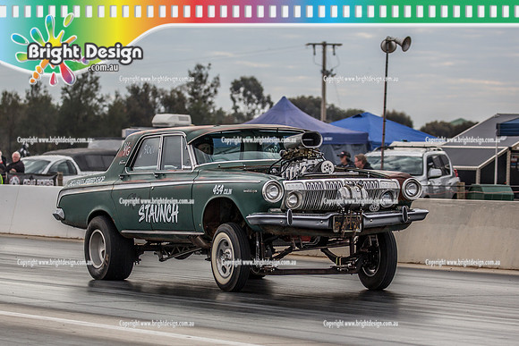Nostalgia Tri-series RND 2 @ Swan Hill Dragway Sat 18 May 2019   (9435)  ROLLIN STAUNCH JESSE BOURKE  BVP131