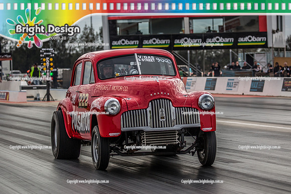 Nostalgia Tri-series RND 2 @ Swan Hill Dragway Sat 18 May 2019   (9448)  PULSATOR DEAN WALDING  WILD MAN  222