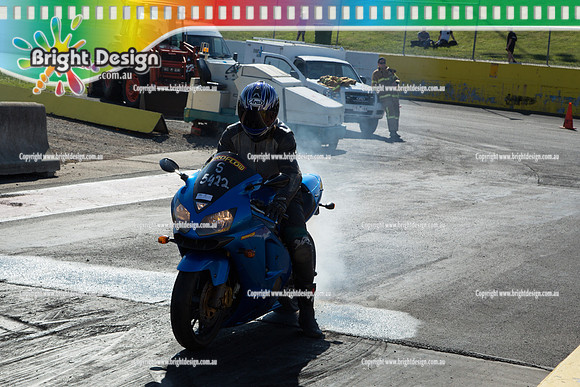 ANDRA Street Outlaws Drag Racing Quals Rnd 5 @ Calder Park 24 September 2014 (24477)  BIKE