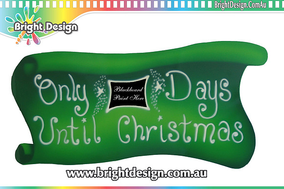 10- M-24 c WM White  background Outdoor Christmas Display Custom Airbrushed Christmas  Decoration by Bright Design Studio