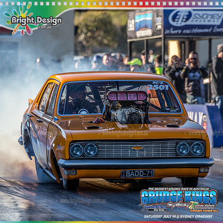 Grudge Kings @ Sydney Dragway Sat 14 July 2018 (31885)  2501 BADD71 BRUNO MATIJASEVIC