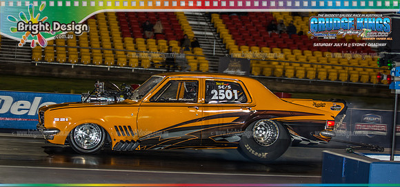 Grudge Kings @ Sydney Dragway Sat 14 July 2018 (32634)    2501 BADD71 BRUNO MATIJASEVIC