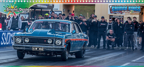 Grudge Kings @ Sydney Dragway Sat 14 July 2018 (32427)  4233 KXW406 STEVE BEZZINA