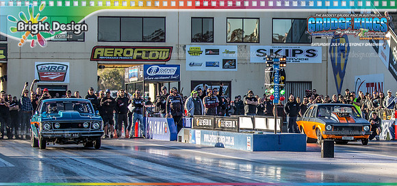 Grudge Kings @ Sydney Dragway Sat 14 July 2018 (31927)-2   5536 TOYTOO ROB GODFREY  4233 KXW406 STEVE BEZZINA