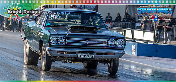 Grudge Kings @ Sydney Dragway Sat 14 July 2018 (31689)  999 TEX013  TEX GRIFFITHS 1968 PLYMOUTH