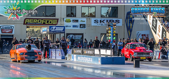 Grudge Kings @ Sydney Dragway Sat 14 July 2018 (31529)  5647 PETER ANASTASOPOULOS 9310 RAMPGE BOB GOLIC