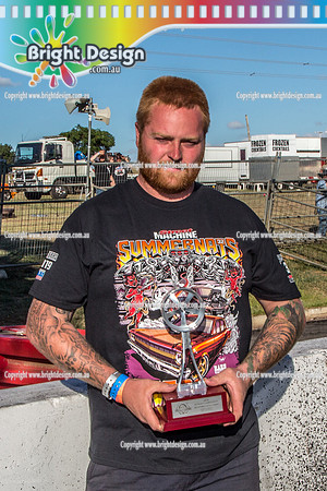 Summernats 32 Sunday 6 Jan 2019  BDMP1867  PRESENTATION Mark Analdi 6 cyc winner