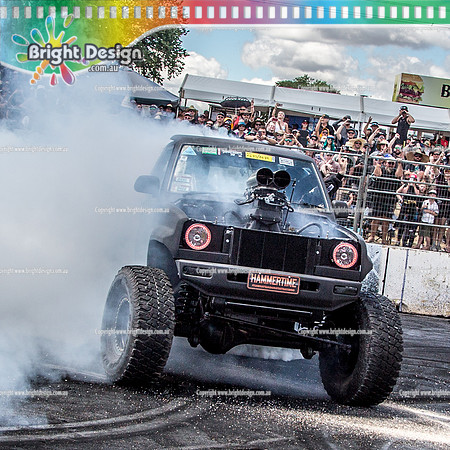 Summernats 32 Sunday 6 Jan 2019  BDMP9822   HAMMERTIME BURNOUT