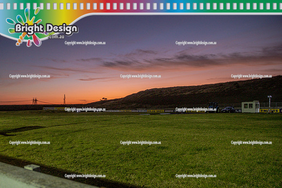 Fast Friday & Roll Racing @ Calder Park Drag Racing 29 November 2024 (174012) LANDSCAPE SUNSET