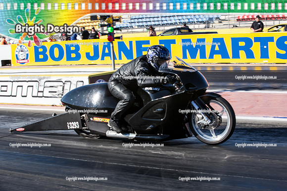 ANDRA Street Outlaws Drag Racing Quals Rnd 5 @ Calder Park 24 September 2014 (24878)  BIKE