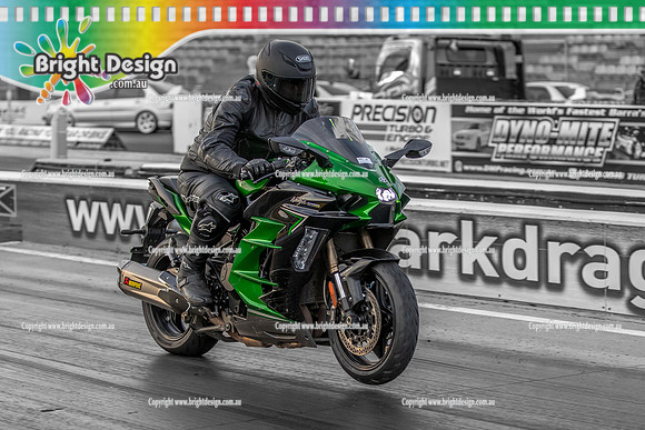 Funday Sunday @ Calder Park Drag Racing 1 June 2025 (181563) BIKE SELECTIVE COLOUR TBC GREEN