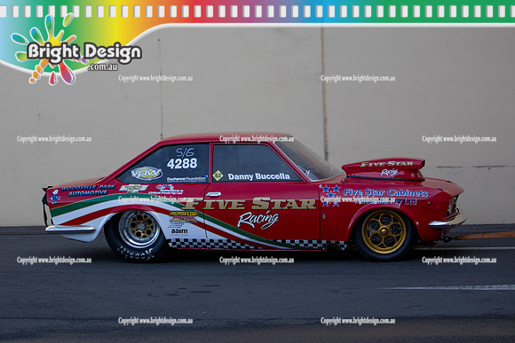 X-Champs @ Sydney Dragway SUN 4 May 2014  (6115)  DANNY BUCCELLA  SSAA 4288  FIVE STAR RACING