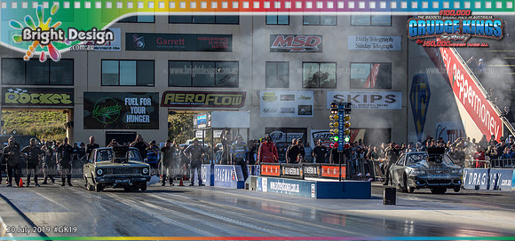GK19 Grudge Kings @ Sydney Dragway Saturday 20 Jul 2019 (35376)   2454 VALIANT DANNY MAKDESSI   260 THE VILLAIN CRAIG BURNS